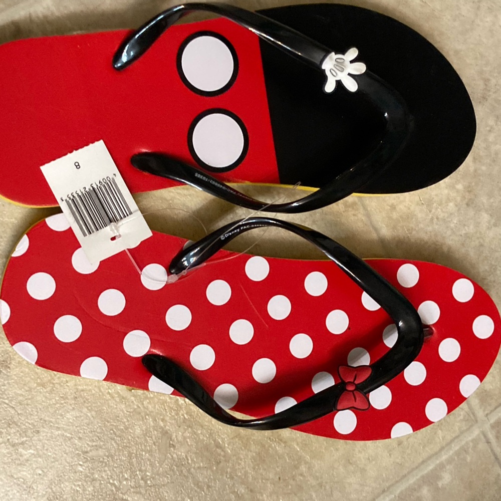 Disney Sandals with Mickey and Minnie Design